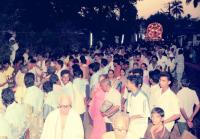 Arrival and Shobha Yatra of Jagadguru Shankaracharya - Shri Bharati Tirth Mahaswamigal of Shringeri (26 Feb 1997)